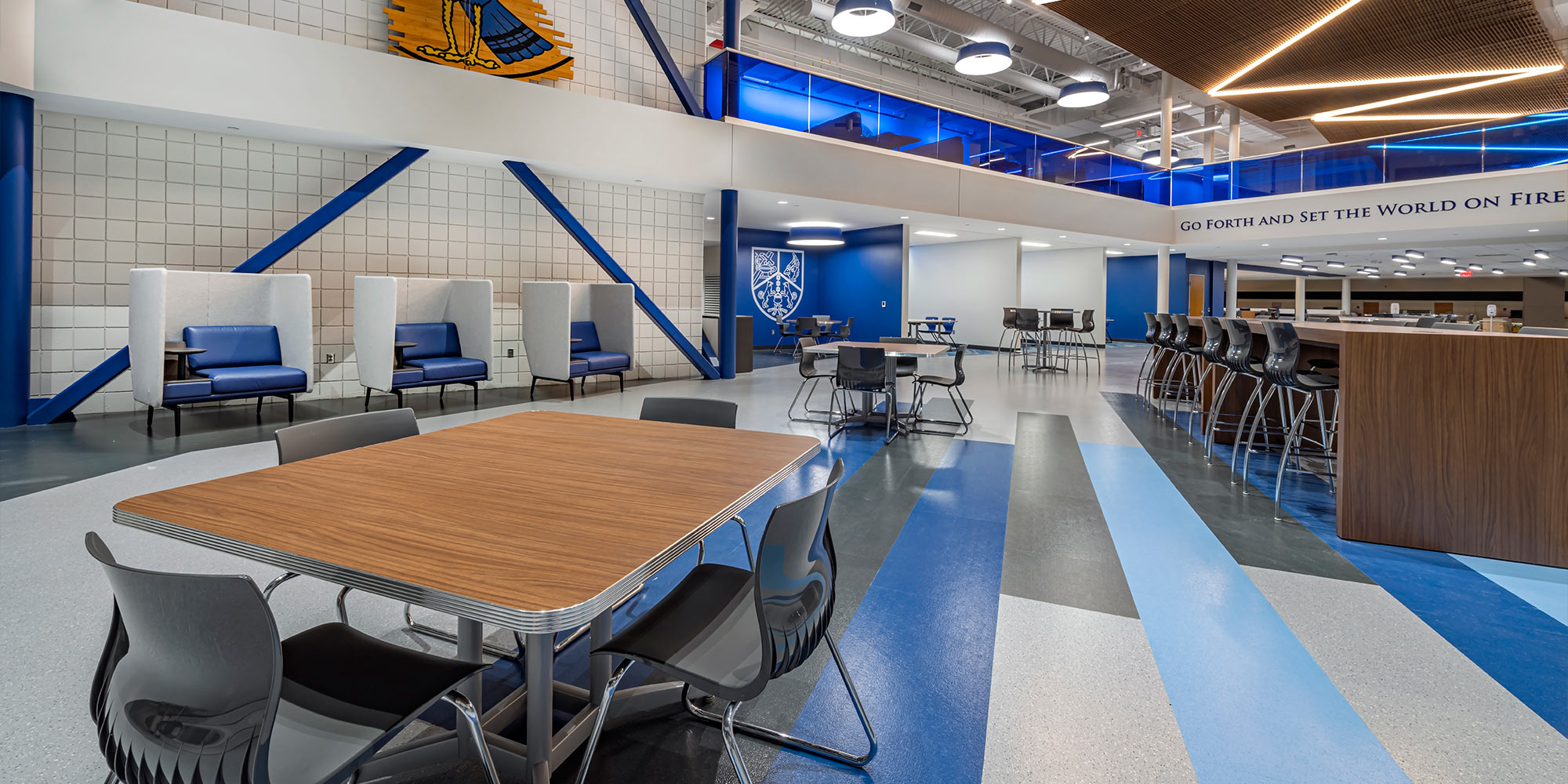 Creighton Preparatory High School Lannon Learning Commons and Bell Tower