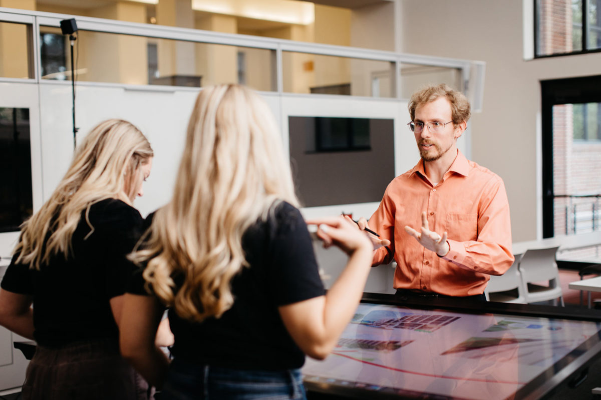 Team Members Collaborating