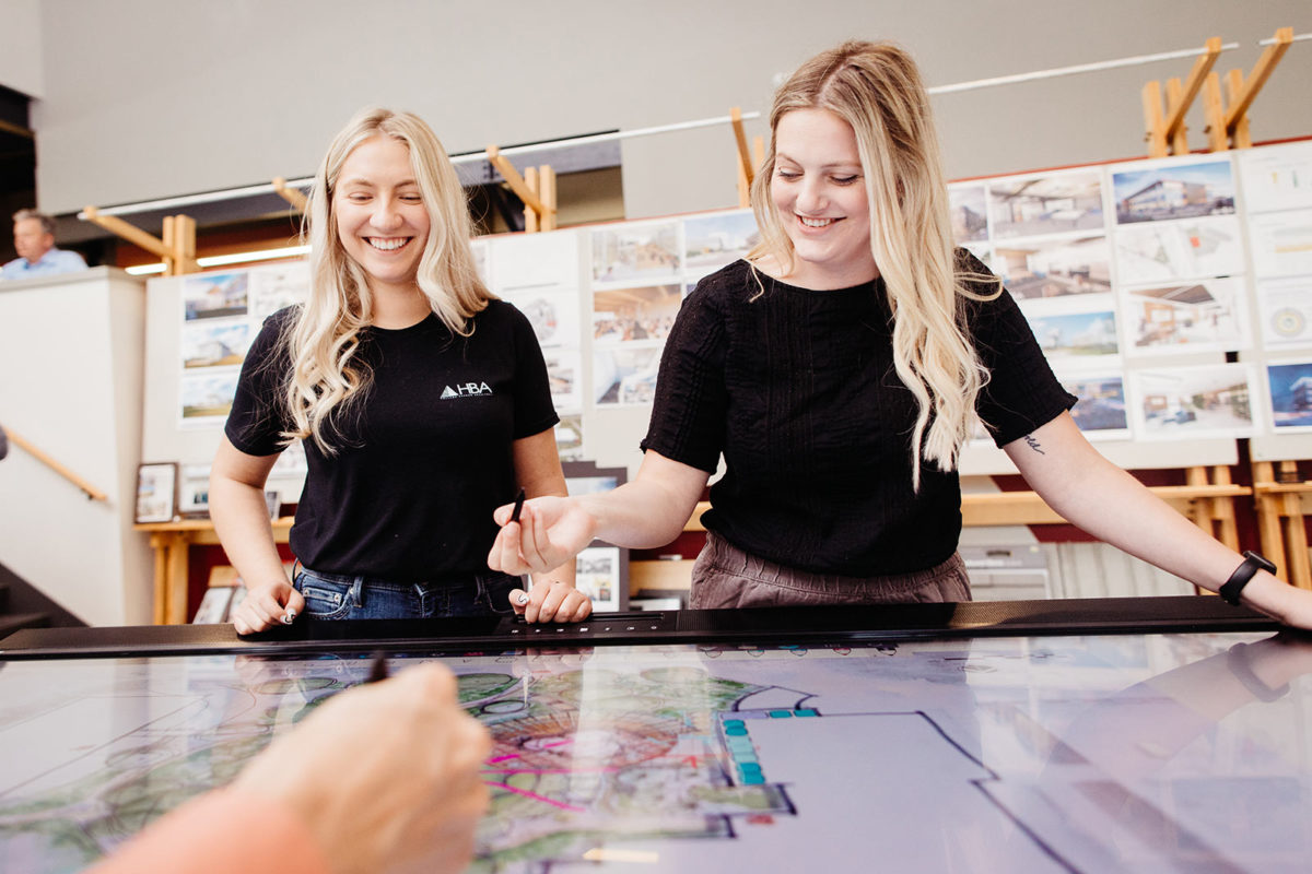 Team Members Collaborating