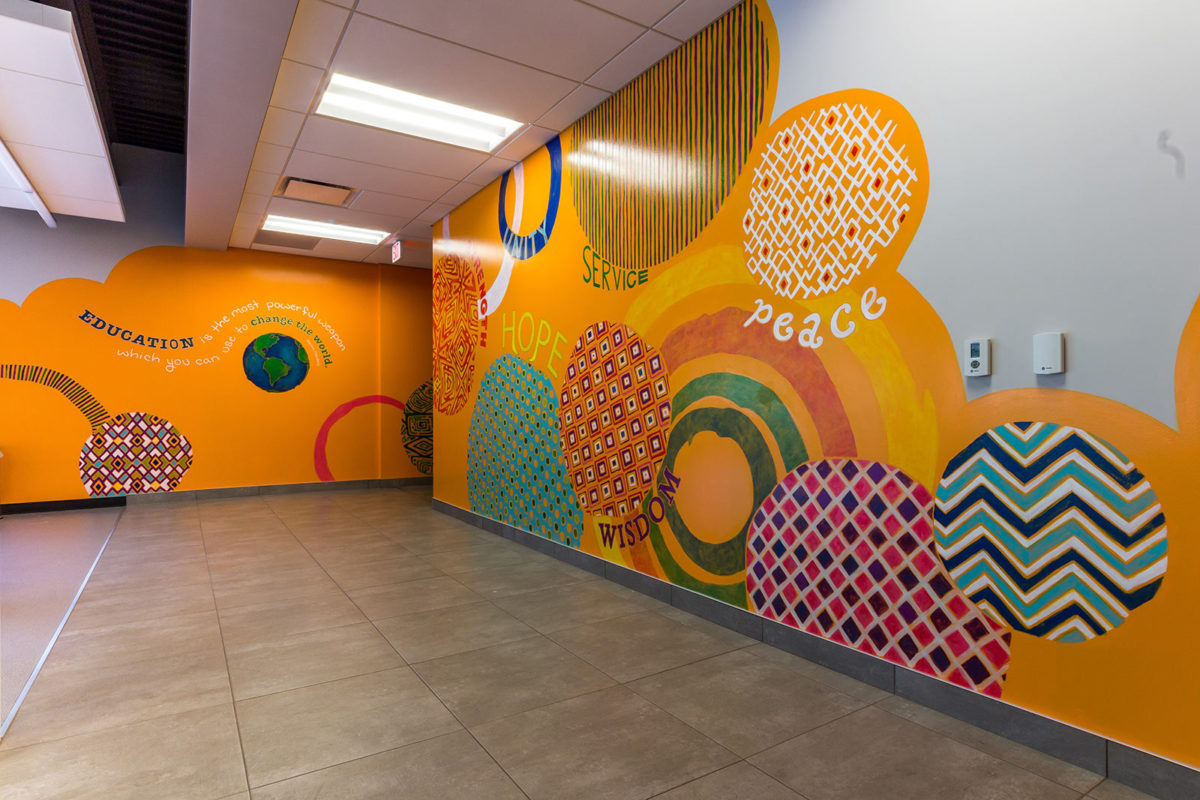 Nelson Mandela Elementary School - Wall Graphics