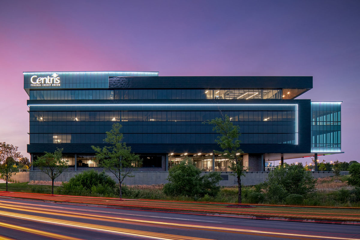 Centris Federal Credit Union HQ - Holland Basham Architects