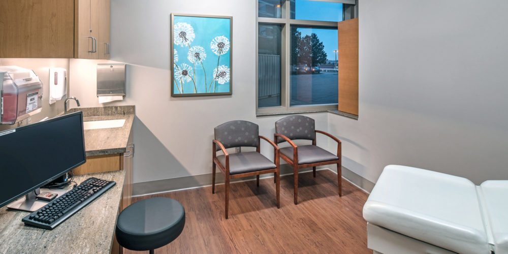 CHI Health Lakeside Breast Health Center Exam Room