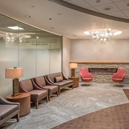 CHI Health Lakeside Breast Health Center Lobby