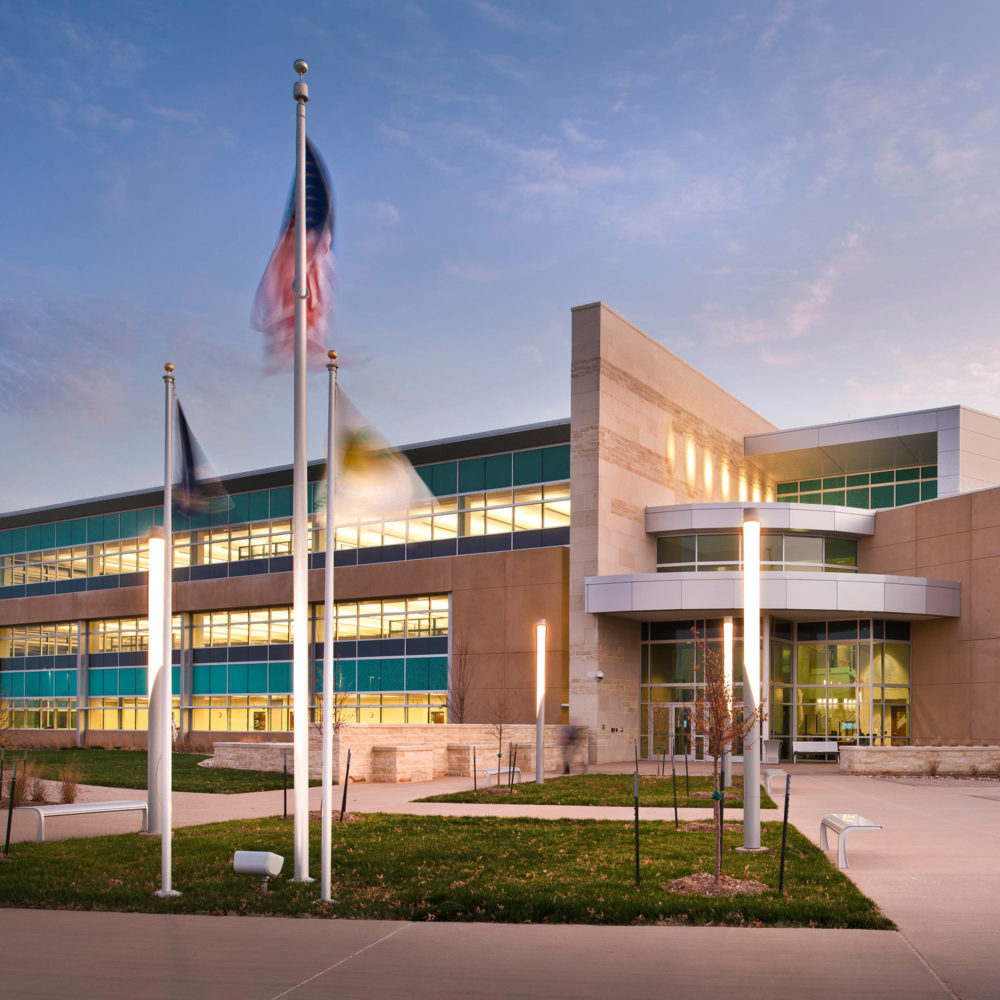 John Deere North American Sales and Marketing Headquarters Exterior Entrance