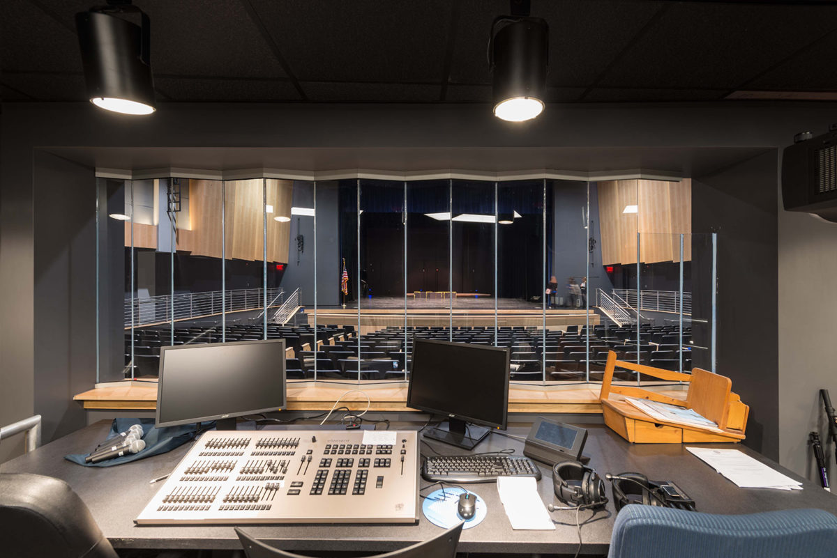 Marian Performing Arts Center Production Booth