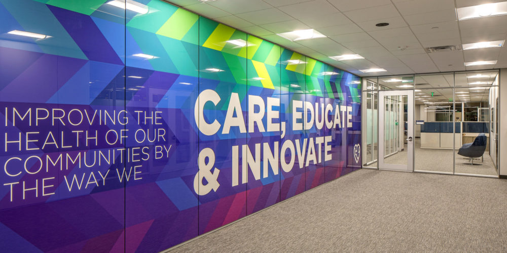 Methodist Health Systems Headquarters Wall Graphics