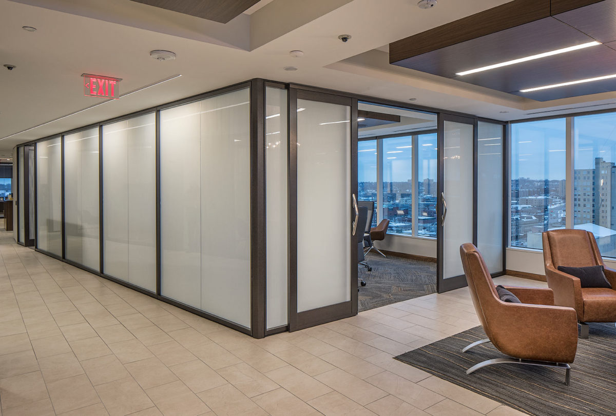 Mutual of Omaha Bank Executive Offices Conference Glass