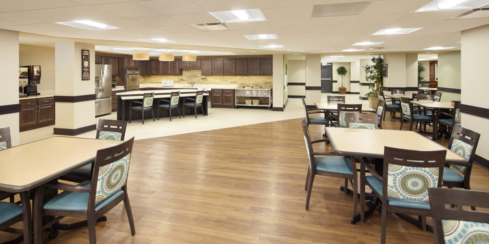 new cassel retirement dining kitchen