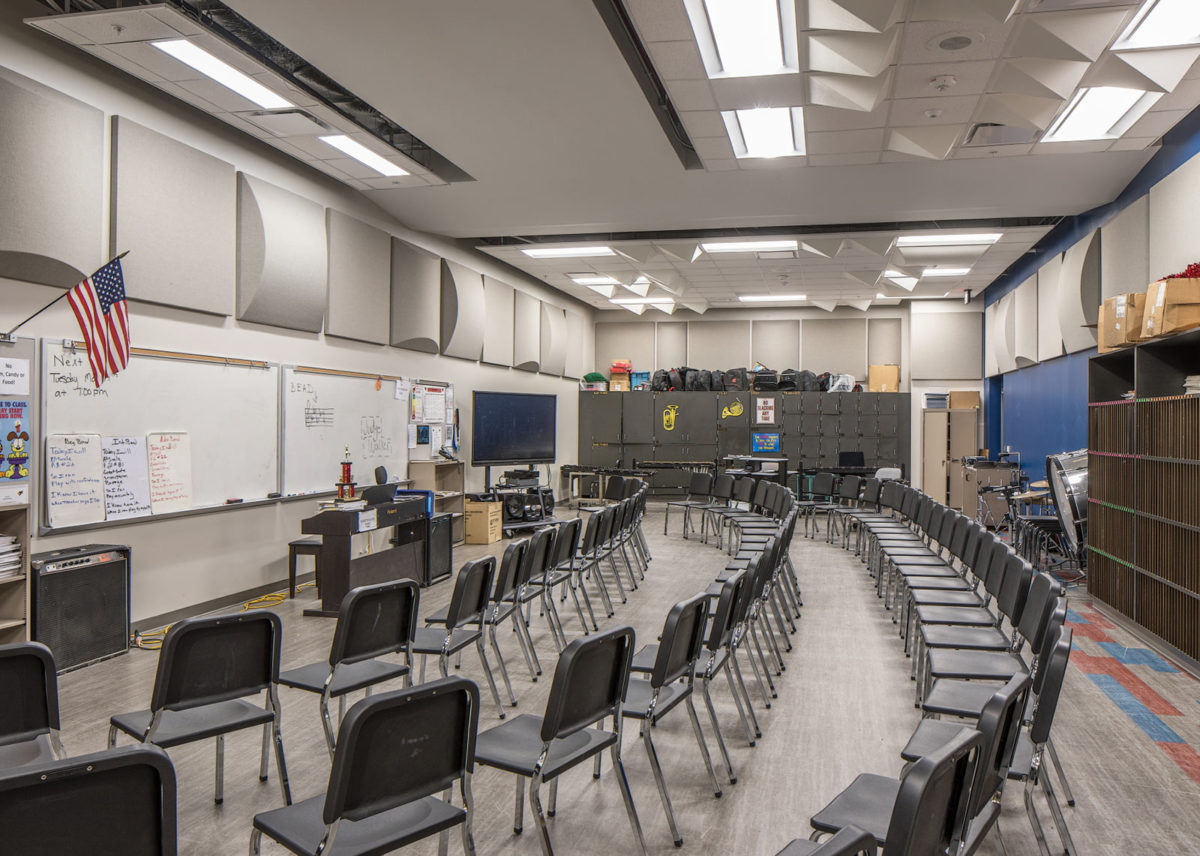 Norris Middle School Music Room