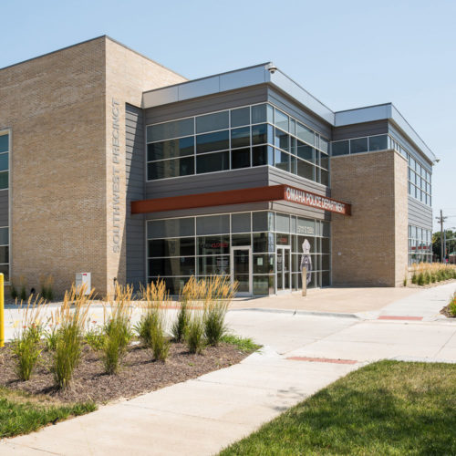 Omaha Police Department Southwest Precinct Entrance