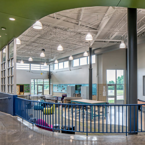 Omaha Public Schools - Bryan Middle School Renovation & Boys & Girls Club of the Midlands Addition Interior