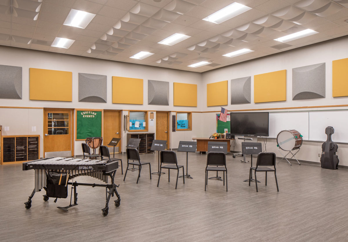 Omaha Public Schools - Bryan Middle School Renovation & Boys & Girls Club of the Midlands Addition Music Room