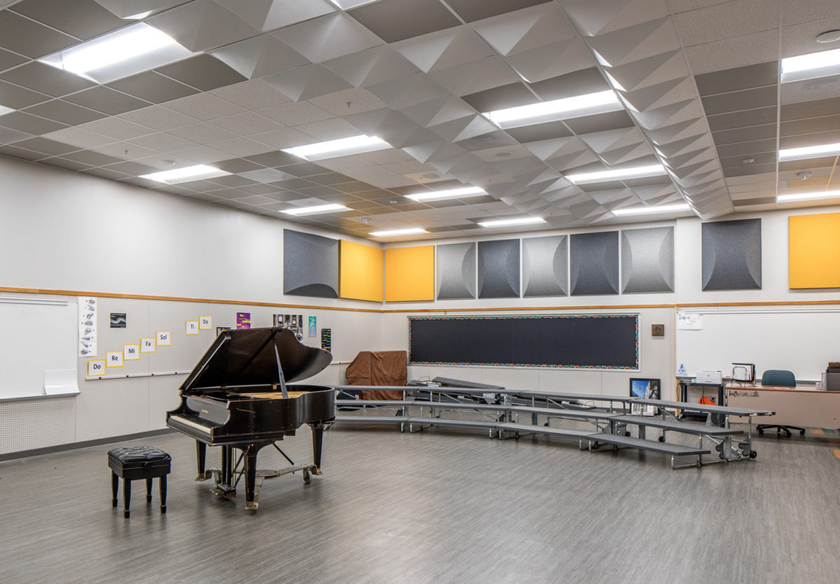 Omaha Public Schools - Bryan Middle School Renovation & Boys & Girls Club of the Midlands Addition Music Room