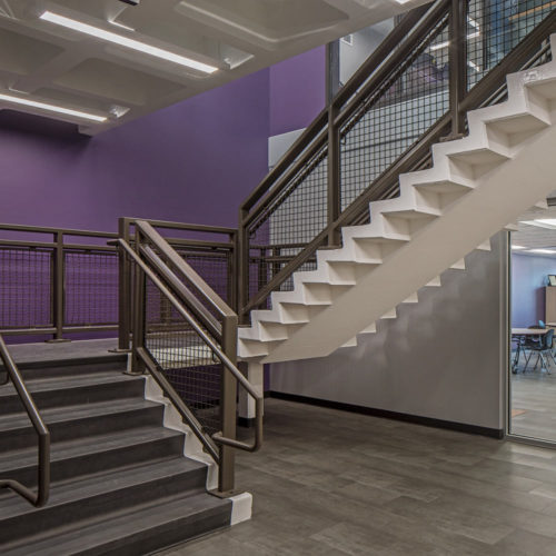 Omaha Public Schools Parrish Alternative School Stairwell