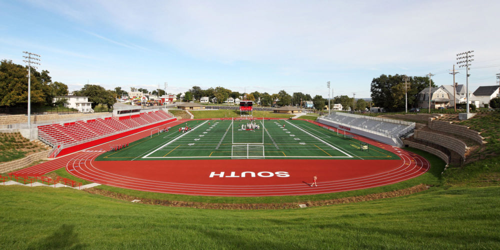 Omaha Public Schools South High School Stadium Day